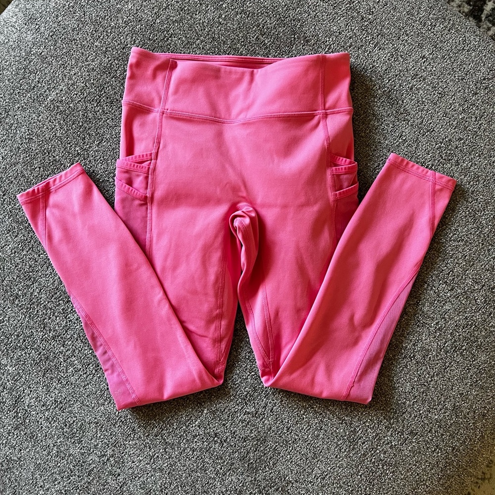 Fabletics Bubblegum pink workout leggings